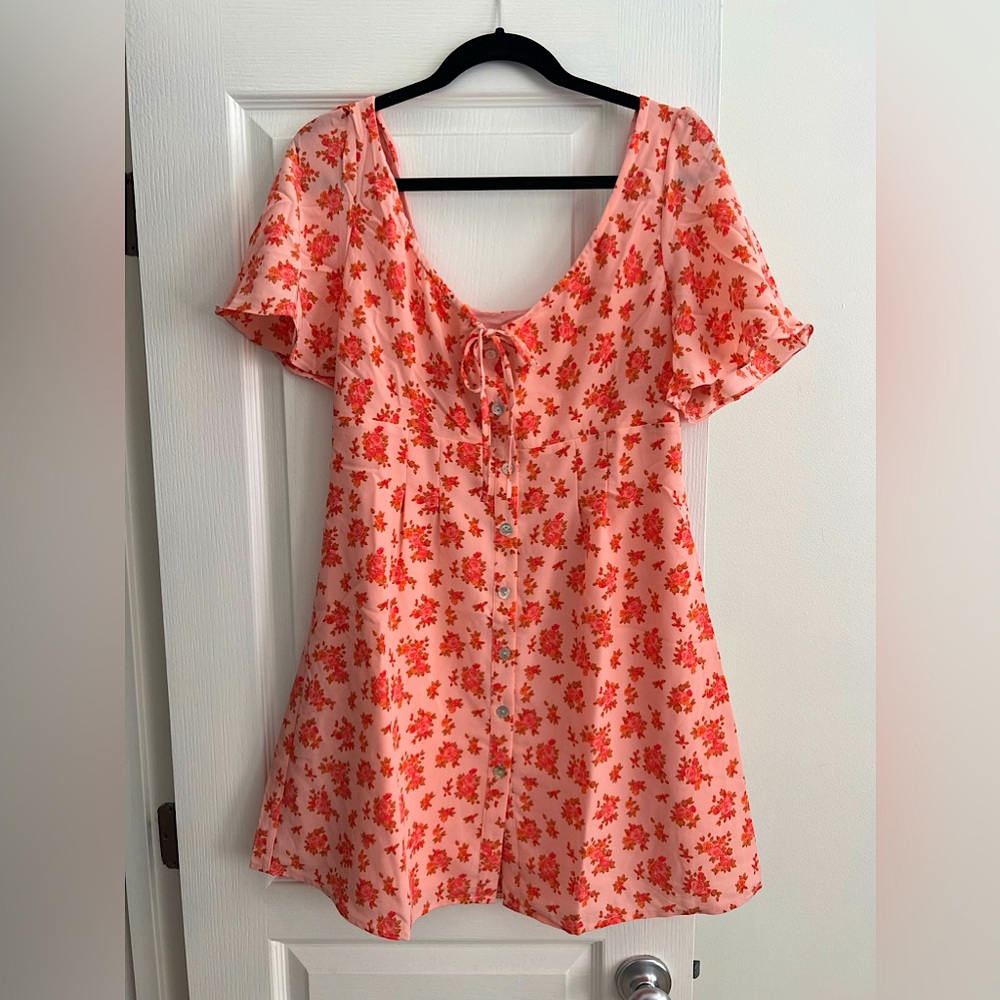 ASOS mini floral dress